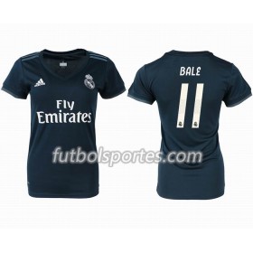 Camisetas Real Madrid BALE 11 Mujer Segunda Equipacion 2018/2019